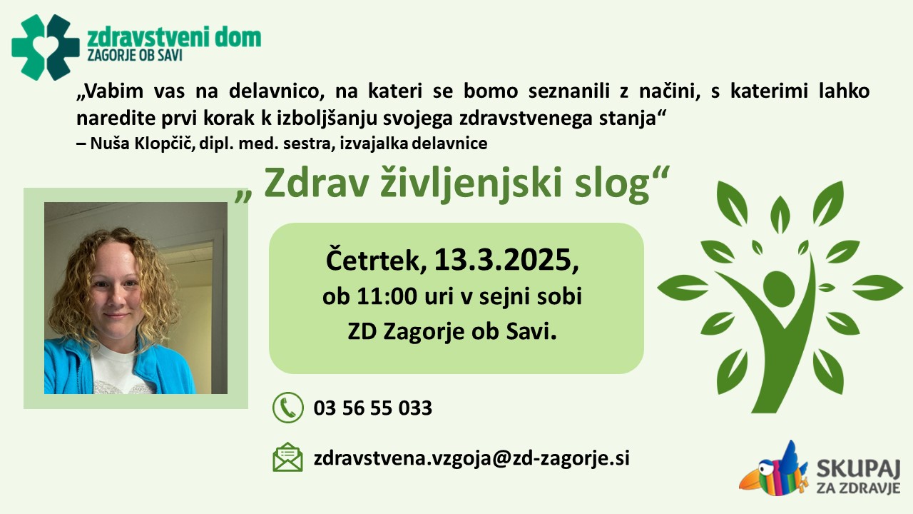 Vabilo o zdravem načinu življenja
